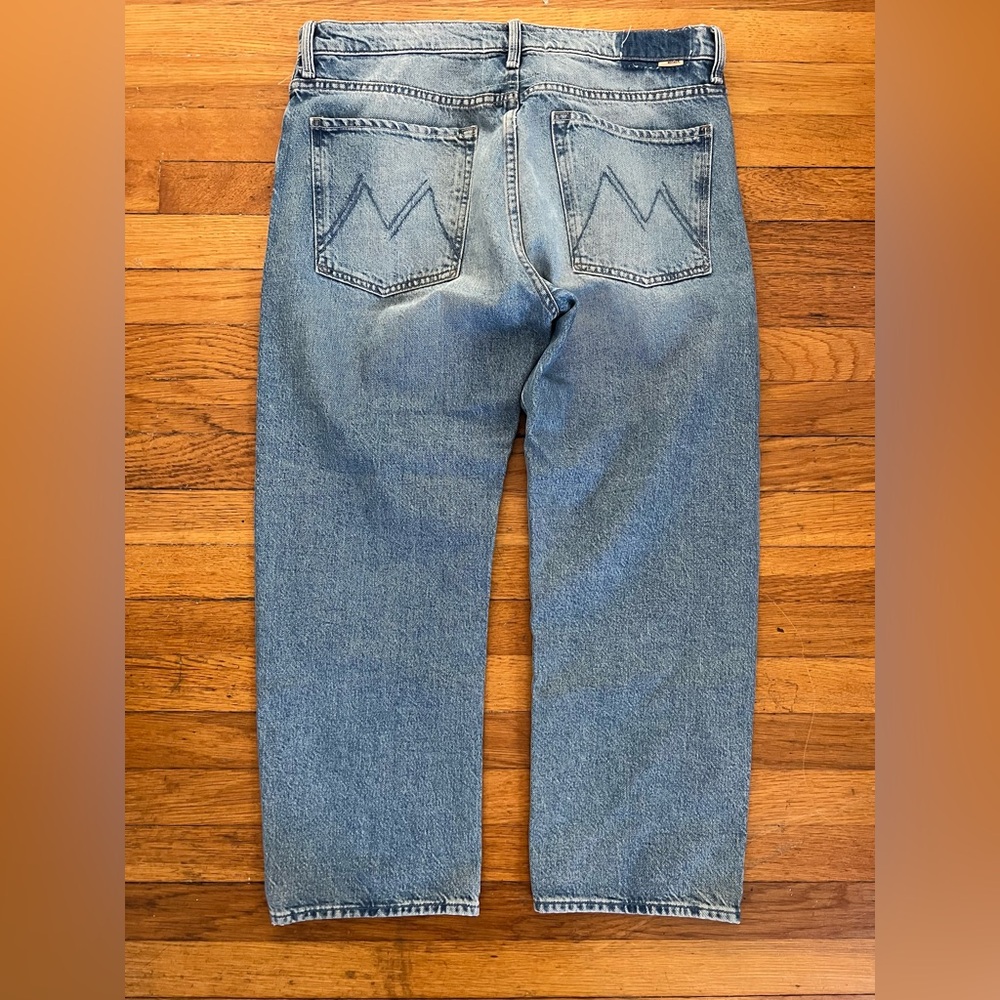 MOTHER jeans Light blue Relaxed Ditcher cropped 30 - Picture 2 of 9